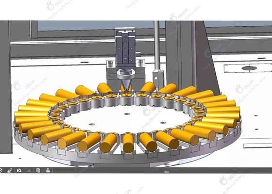シリンダー電池タブの溶接機のリチウム電池の研究シリンダー細胞タブ レーザーの溶接工