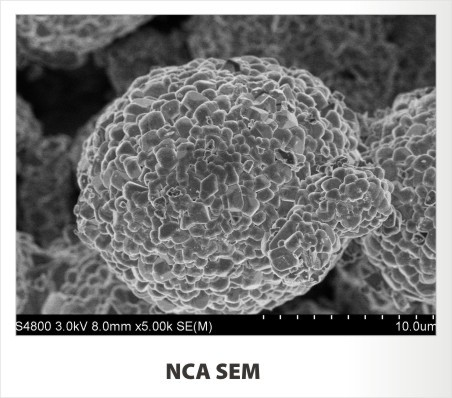 NCAのリチウム イオン電池材料